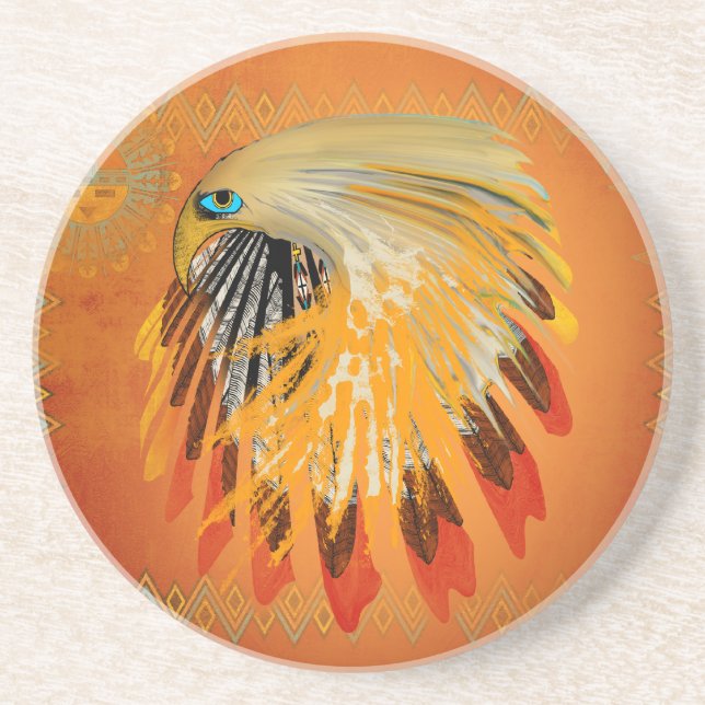 Dessous De Verre En Grès Itsá (Eagle) (Devant)