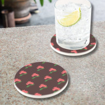 Ixora, Fleur de Maha Sarakham (grès foncé)