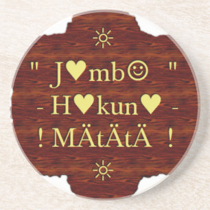 Dessous De Verre En Grès jambo hakuna matata day poison