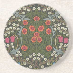 Dessous De Verre En Grès Jardin Fleur Classique Blackthorn de William Morri