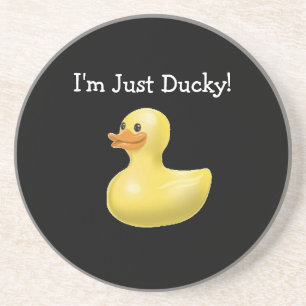 Dessous De Verre En Grès Je suis Juste Ducky !-Dessous-de-verres