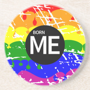 Dessous De Verre En Grès Je suis né Gay pride