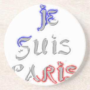 Dessous De Verre En Grès Je Suis Paris Art Print