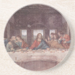 Dessous De Verre En Grès Jésus à la Dernière Cène, Léonard de Vinci
