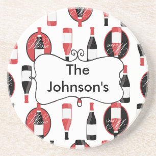 Dessous De Verre En Grès Joli Vin