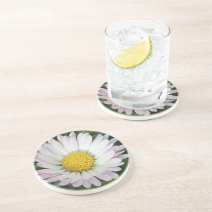 Dessous De Verre En Grès Jolie marguerite
