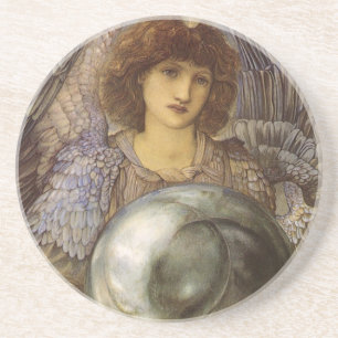 Dessous De Verre En Grès Jours de la Création, Premier Jour par Burne Jones