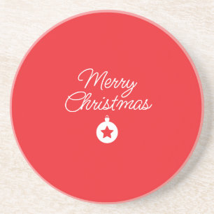 Dessous De Verre En Grès Joyeux Noël classique unique minimaliste simple