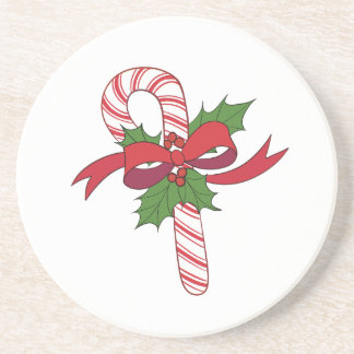 Dessous De Verre En Grès Joyeux Sucre de canne de Noël