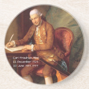 Dessous De Verre En Grès Karl Friedrich Abel