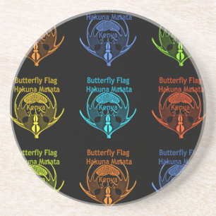 Dessous De Verre En Grès Kenya Hakuna Matata