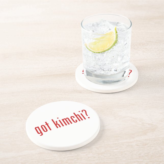 Dessous De Verre En Grès Kimchi ? (Côté)