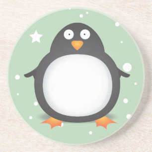 Dessous De Verre En Grès King Penguin