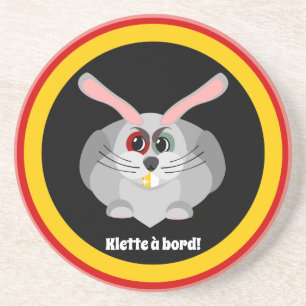 Dessous De Verre En Grès Klette à bord - folklore belge