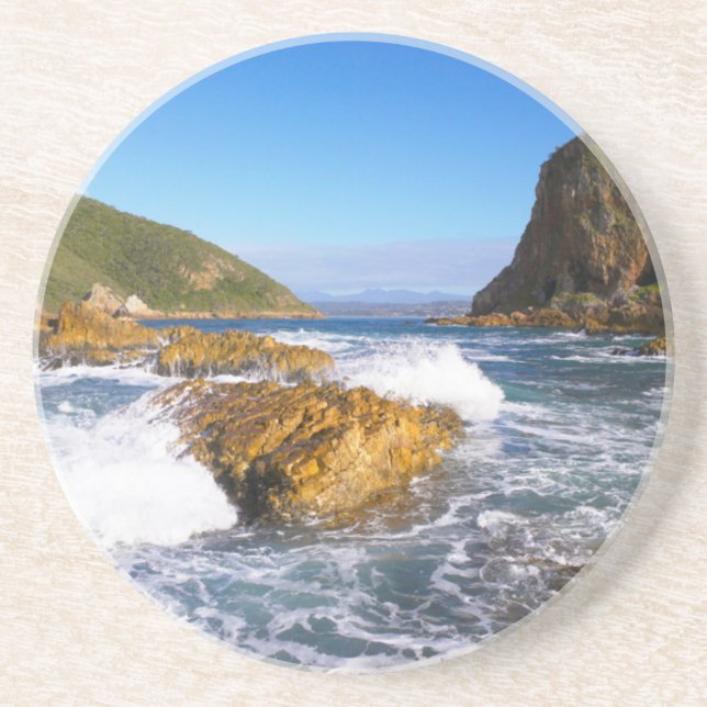 Dessous De Verre En Grès Knysna Heads, Garden Route, Western Cape (Devant)