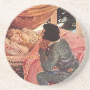 Dessous De Verre En Grès La Belle au Bois Dormant de Jessie Willcox Smith