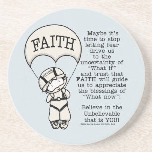 Dessous De Verre En Grès La foi guidera