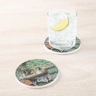 Dessous De Verre En Grès La Grenouillère Auguste Renoir