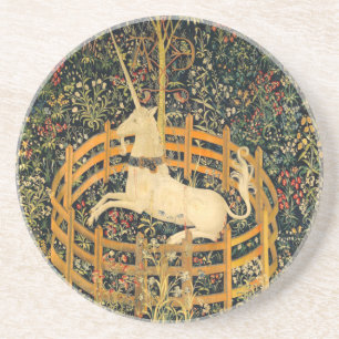 Dessous De Verre En Grès La licorne en captivité
