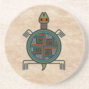 Dessous De Verre En Grès La Tortuga - tortue