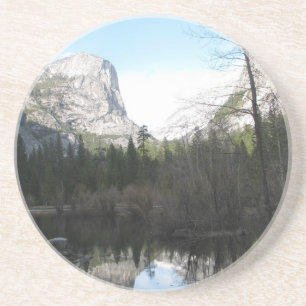 Dessous De Verre En Grès Lac mirror - Yosemite