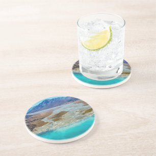 Dessous De Verre En Grès Lac Tekapo et Alpes du Sud, Nouvelle-Zélande