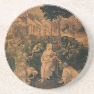 Dessous De Verre En Grès l'Adoration des Mages de Léonard de Vinci
