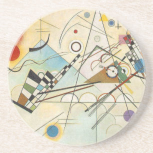 Dessous De Verre En Grès L'art Abstrait Kandinsky