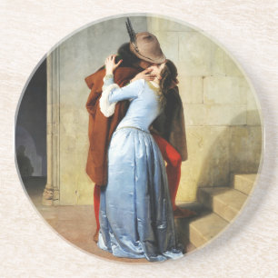Dessous De Verre En Grès Le Baiser - Francesco Hayez Il Bacio