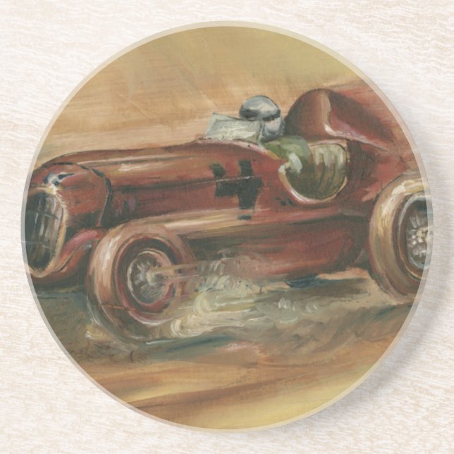 Dessous De Verre En Grès Le Mans Racecar par Ethan Harper (Devant)