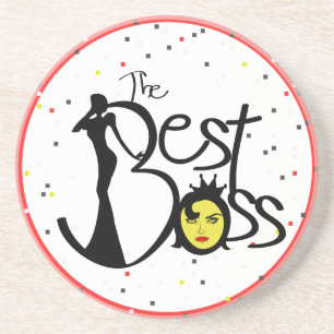 Dessous De Verre En Grès Le meilleur patron du monde