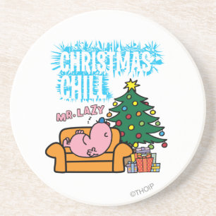 Dessous De Verre En Grès Le Noël de M. Lazy
