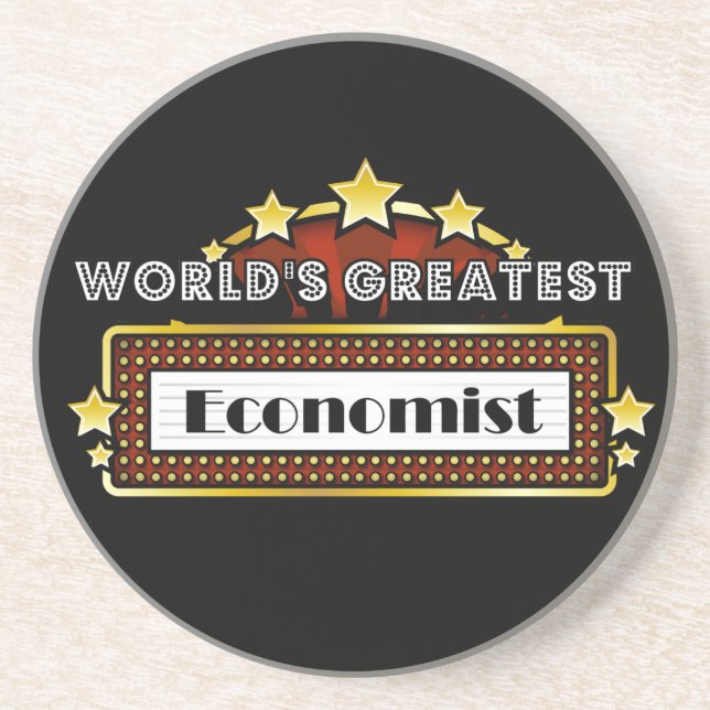 Dessous De Verre En Grès Le plus grand économiste du monde (Devant)