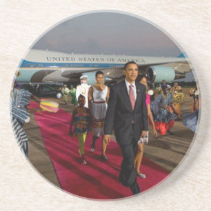 Dessous De Verre En Grès Le président Barack Obama et sa famille