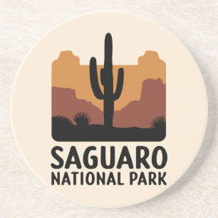Dessous De Verre En Grès Le Saguaro Cactus