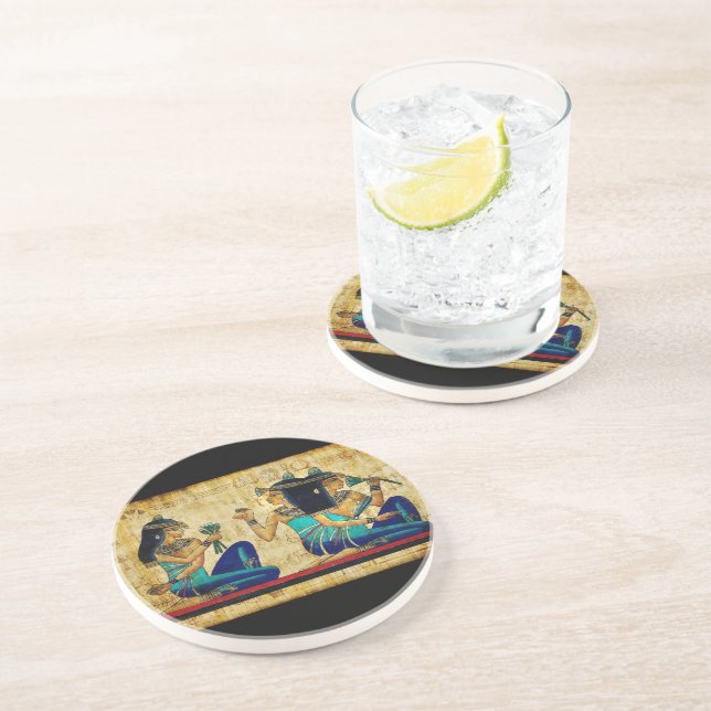 Dessous De Verre En Grès L'Egypte antique 6 (Côté)