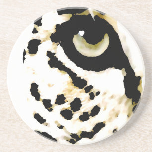 Dessous De Verre En Grès Léopard Eye