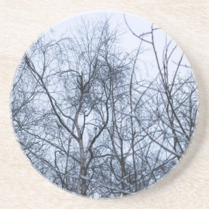 Dessous De Verre En Grès Les branches du colin