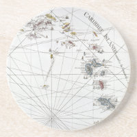 LES CARAÏBE : CARTE, 1775