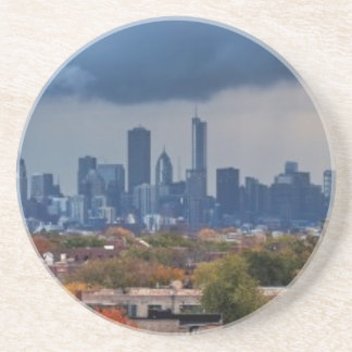 Dessous De Verre En Grès Les Etats-Unis, l'Illinois, Chicago, paysage