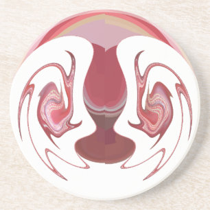 Dessous De Verre En Grès Les membres de la Terre : Tapisserie texturée de l