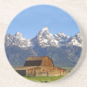 Dessous De Verre En Grès Les montagnes du Grand Teton