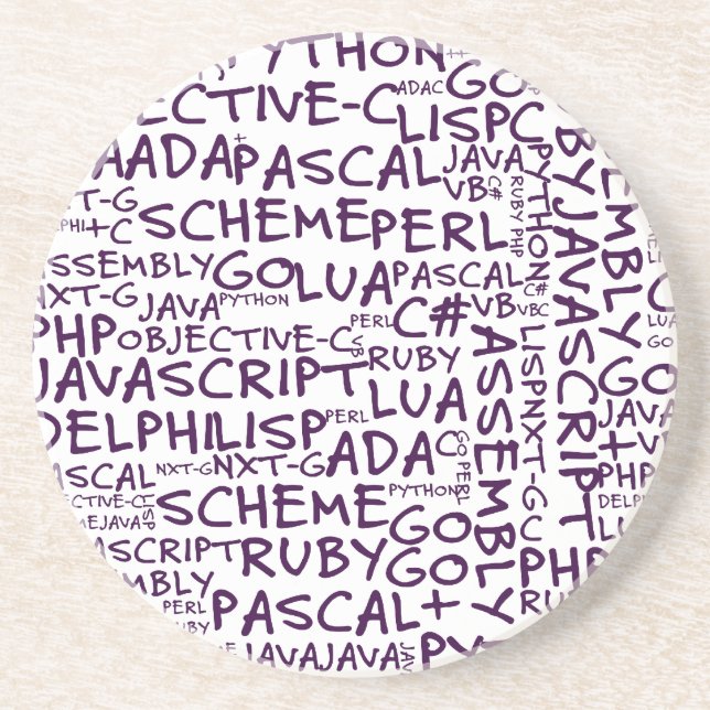 Dessous De Verre En Grès Les programmeurs ont des qualifications de (Devant)