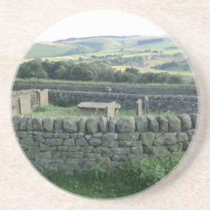 Dessous De Verre En Grès Les tombes de Riley s'approchent d'Eyam historique