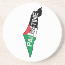 Libérez la Palestine Drapeau sur la carte Palestin