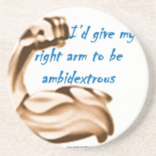 Dessous De Verre En Grès L'identification donnent mon bras droit pour être