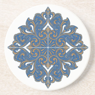 Dessous De Verre En Grès Lisbonne Portugal Azulejos Design Carrelage