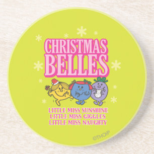 Dessous De Verre En Grès Little Miss Christmas Belles