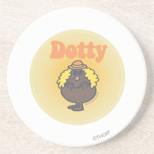 Dessous De Verre En Grès Little Miss Dotty   Points saillants