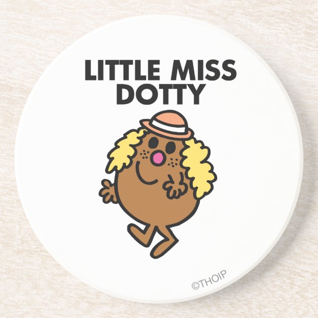 Dessous De Verre En Grès Little Miss Dotty Wave (Devant)